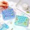 New 26-Key Fidget Button Keychain, Cute Decompression Toy & Bag Hanging Ornament, Fun Stress Relief Pendant For Children