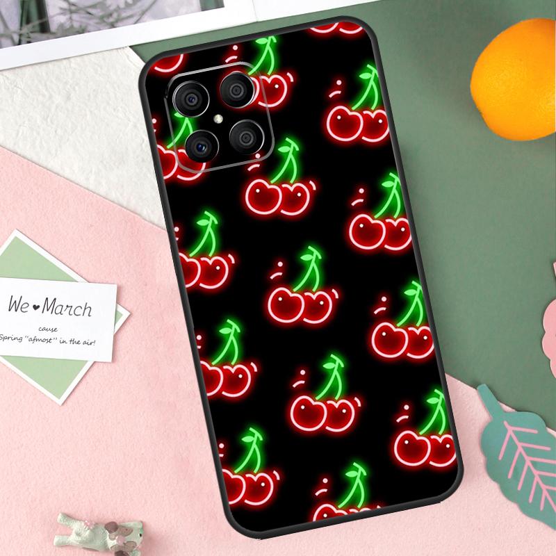 Cherry Fruit Cute Collage Case For Honor X9b X8b X9a X8a X8 X9 X9c 50 70 90 Lite Honor 200 Pro Magic 7 5 6 Lite Cover