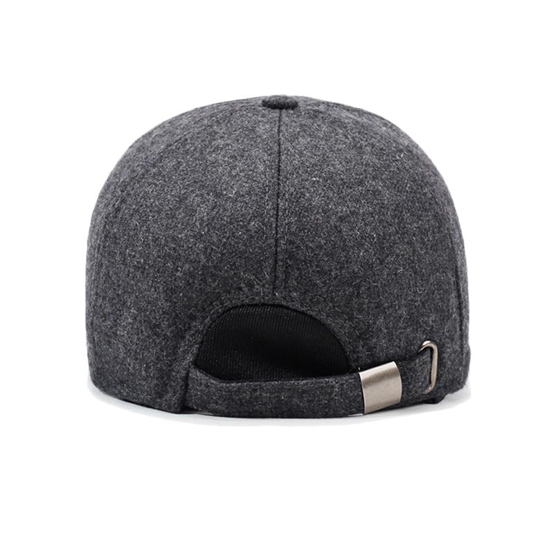 Autumn Winter Middle-Aged Baseball Cap Men's Outdoor Warm Velvet Thick Cap