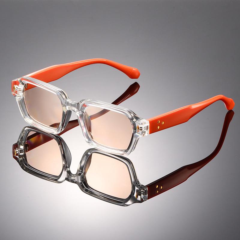 Unisex Retro European Square Sunglasses - Fashionable UV Protection, Style 4364