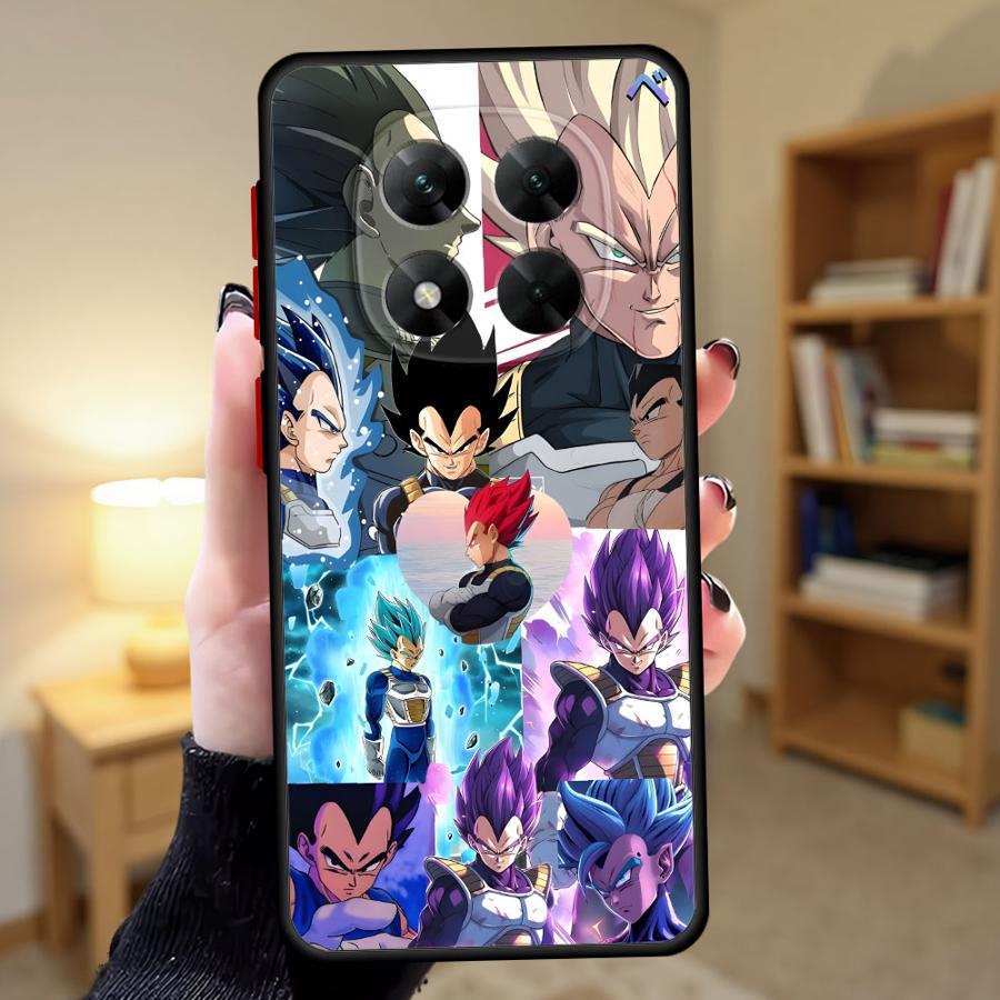 Case for Xiaomi Redmi Note 7 12s 10S 13 14 12 Pro Plus 8T 11S 8 9 10 11 Pro 9S Back Phone Cover Dragon Ball Creativity Vegeta