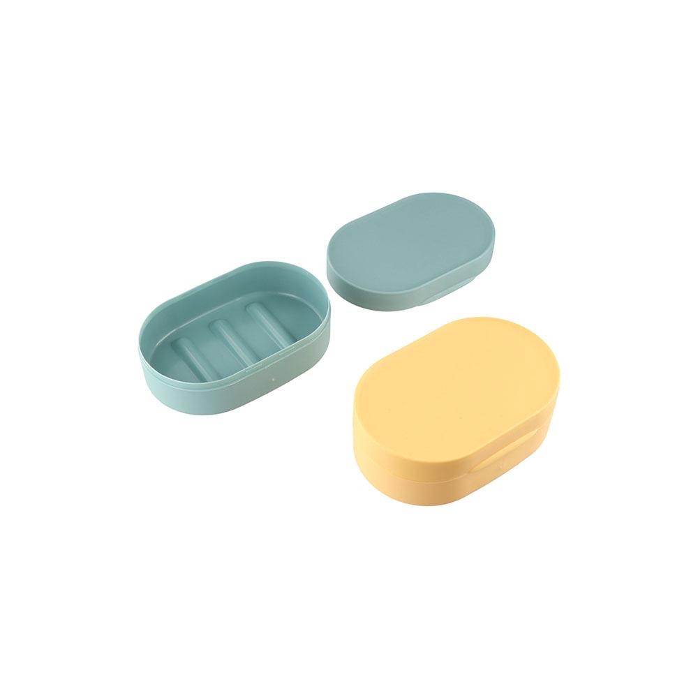 Round Shape Sealed Waterproof Multifunctional Travel Soap Box Soap Dish Soap Saver Soap Container