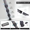 ARTCISE Compact Carbon 32mm Carbon Fiber Travel Camera Maximum Height Accessory Includes Smartphone Clip and Magic Suitable for Load Capacity 20kg