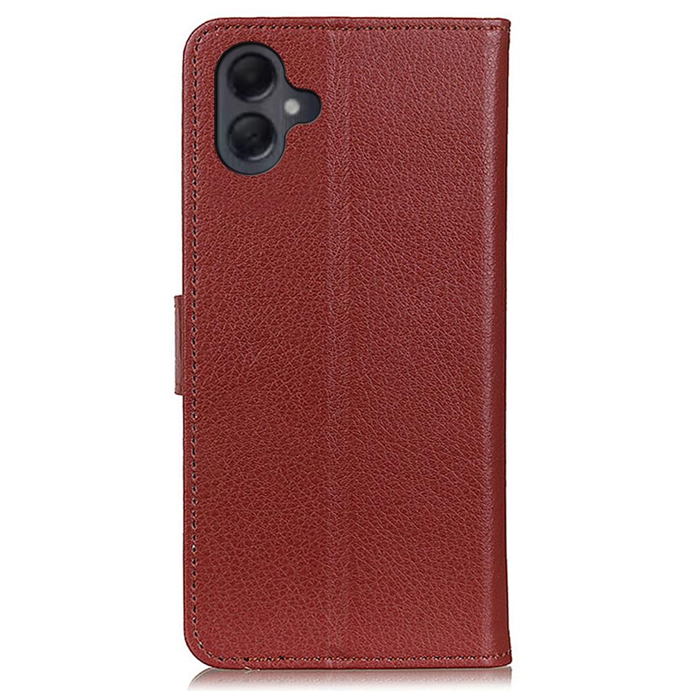 For Samsung Galaxy A06 4G Wallet Case PU Leather Phone Cover Litchi Texture
