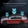 1/24 BMW 760 THE7 Limousine Alloy Miniature Car Diecast Metal Scale Car Model Sound and Light Collection Children Toy Vehicles Gifts