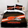 Cincinnati Browns Legacy Bedding Set 3pcs, High Quality Bedding Set Including 1pc Duvet Cover And 2pcs Pillowcases for Bedroom, Dormitory Gift