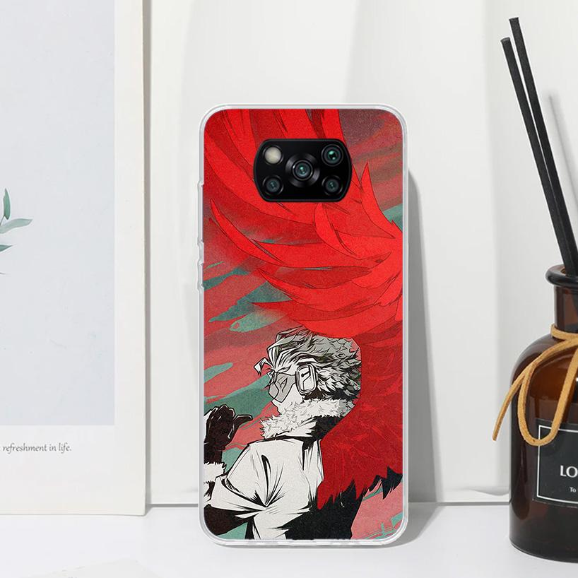 My Hero Hawks Phone Case For Xiaomi Poco X7 X6 X5 M7 M8 Pro F7 Ultra Redmi 15C 15 13C 13 12C 12 10 10C 10A Art Fundas Poco X7 X6