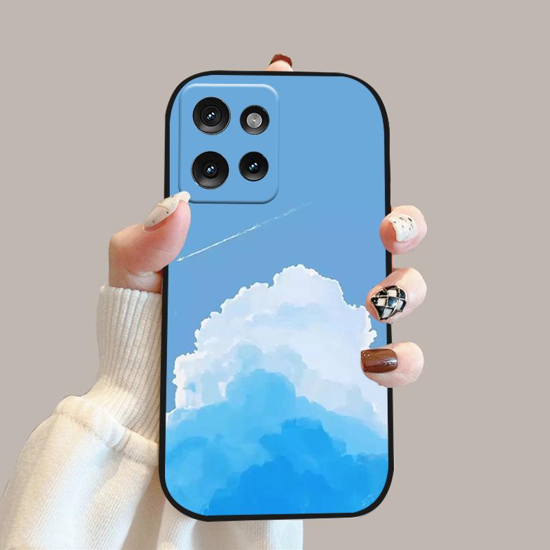 Fashion Painted Coque Case For Moto Edge 50 Soft Silicone TPU Phone Cover For Motorola S50 Edge50 Neo 5G Shockproof Protector