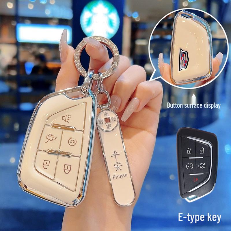 Cadillac Schlüsseletui für XT4, XT5, CT5, CT6, CT4, ATSL und GT4 - Speziell für Frauen entwickelt