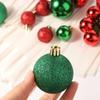 42Pcs 3/4/5cm Electroplated Christmas Hanging Balls Xmas Tree Pendants  Merry Christmas Tree Decor