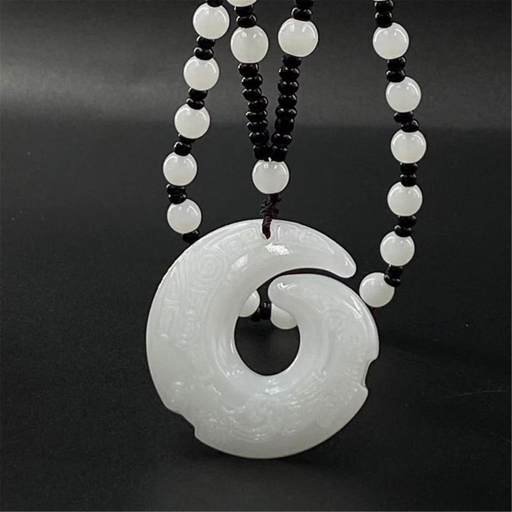 Delicate Obsidian Pendant Necklace Neck Jewelry Fashionable Choker Neck Adornment for Daily Wear Dates Parties