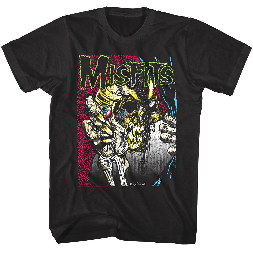 Misfits Pushead Eyeball Men T Shirt Album Punk Rock Band Concert Tour Merch XXXL