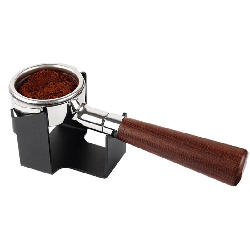 Langlebiger Espresso-Siebträgerhalter Robuster Eisen-Kaffee-Siebträgerständer Espresso-Siebträgergestell für Kaffeemaschinen