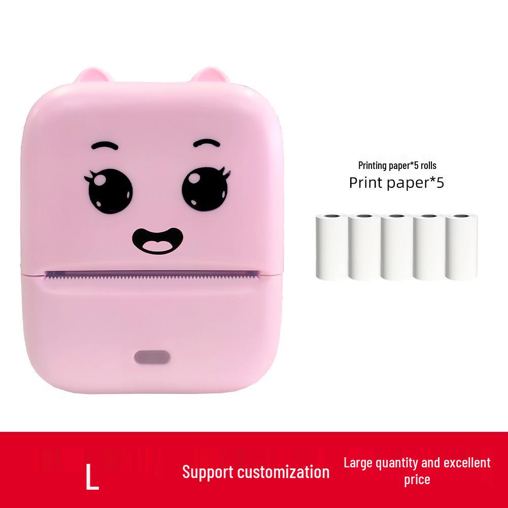 Children's Mini Bluetooth Pocket Printer: Portable Thermal Photo & Label Maker