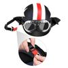Half Open Face Motorcycle Helmet with Goggles Visor Scarf Biker Scooter Touring Helmet Retro Vintage Style Motocross Motorbike