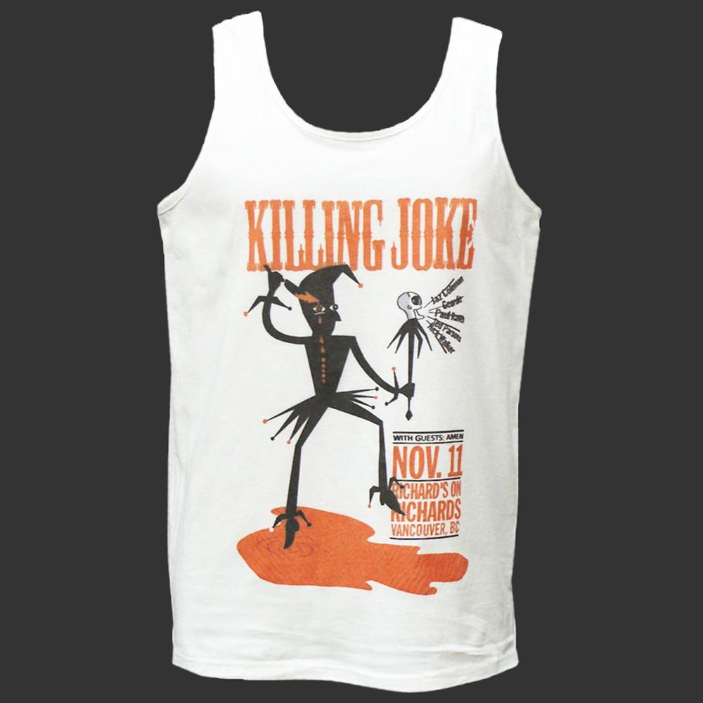 

Killing Joke Industrial Goth Punk Rock T-SHIRT vest top unisex white S-4XL XL