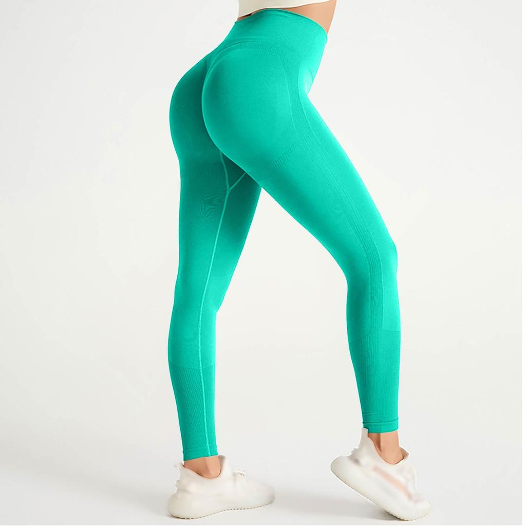 Women's Casual Seamless Hip Lifting Fitness Pants With Tight Fit And High Waist, Seach Hip Yoga Pants