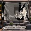 Wall Hanging Tapestry Custom NameAriana Grande Pattern Personalized Printed Fabric Wall Decor