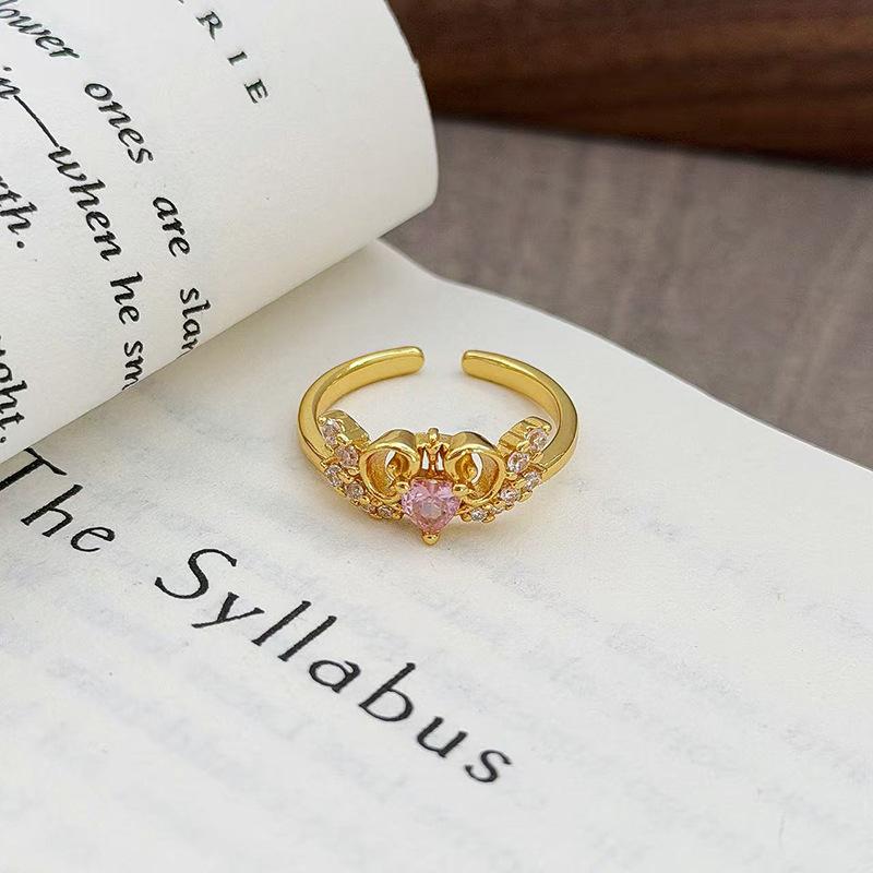 Blind Box Medieval Vintage Retro Love Zir*****Pen Ring Personality Advanced Sense Stacked Ring