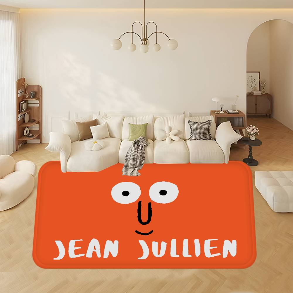 Mata Łazienkowa Art J-Jean J-Jullien Pokój Dziecięcy Dekoracja Sypialni Balkon Mata Wejściowa Antypoślizgowa Salon Dywanik Powitalny