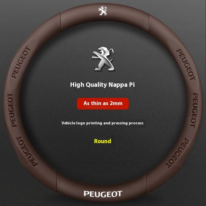 Car Steering Wheel Cover For Peugeot 106 107 108 206 207 208 301 307 308 406 407 408 508 607 2008 3008 4008 5008 GT RCZ Rifter