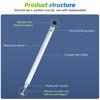 FONKEN 2 In 1 Universal Stylus Pen For Tablet Mobile Android IOS Phone iPad Accessories Drawing Tablet Capacitive Screen Touch Pen
