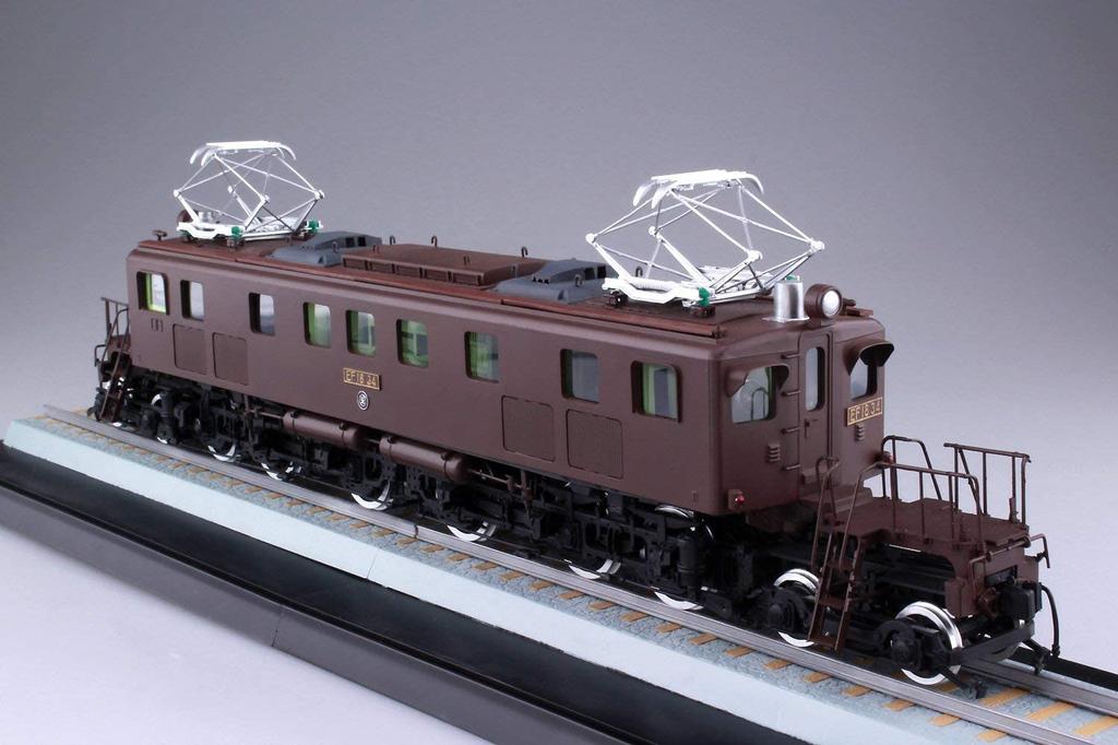 Aoshima Bunka Kyozaisha elektrisk lokomotivserie elektrisk lokomotiv EF18 plastmodell 1/50 nr. 2