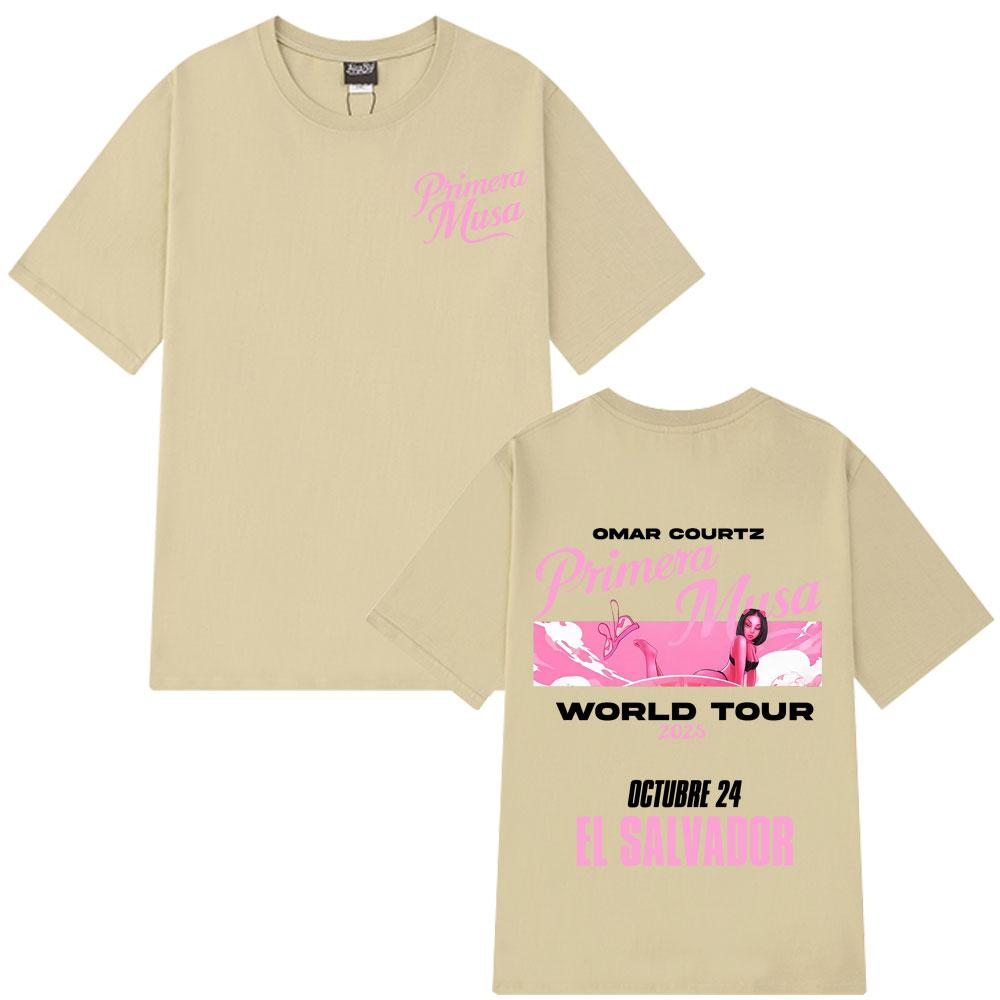 Omar Courtz Primera Musa Fashion Graphic Tees Men Women Aesthetic T-shirts  Short-sleeved Loose Casual Cotton Harajuku T-shirts