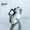 Inlaid Highly Polished Ring Exquisite with Cubic Zirconia