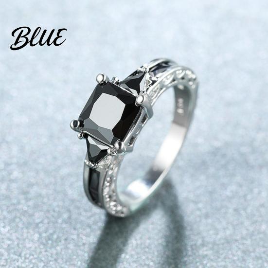 Inlaid Highly Polished Ring Exquisite with Cubic Zirconia