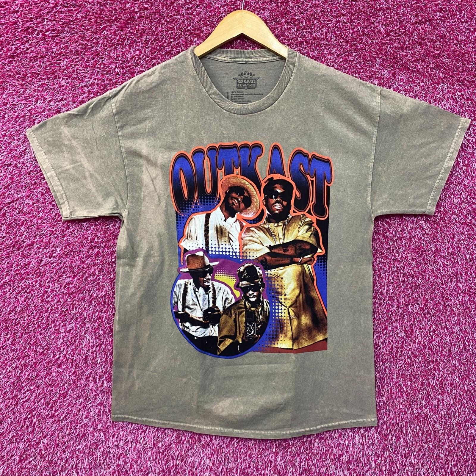 OutKast Andre 3000 Big Boi Rap Duo Biege Tee Large XXXL