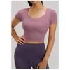 Women's Yoga Short Sleeve Sports Fitness Tops
