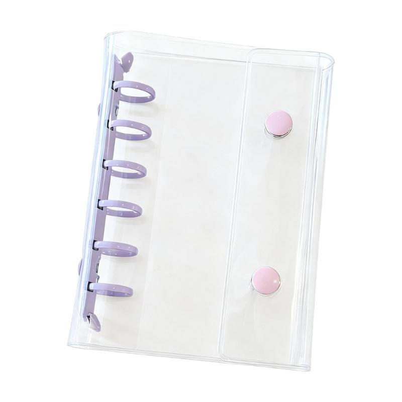 Removable Rings Binder A7 Notebook Smooth Writing Recycled Paper Refillable Planner Notebook For Student Professional