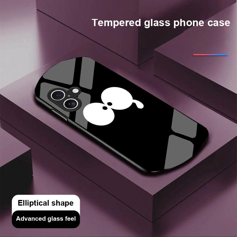 Astronauts Universe For Apple IPhone 16 11 13 15 14 Pro Max 12 Mini 7 8 Plus XR X XS Elliptical Shaped Tempered Glass Phone Case