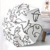 1pc Cat, Doodle Automatic Open/close Folding Umbrella, Compact Portable Travel Umbrella, Perfect Birthday/Christmas, Cute Umbrella, Durable