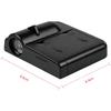 2 Stück HD Auto Tür Willkommenslicht LED Projektorlampe Zubehör für Dacia Bigster Spring Duster Sandero Jogger Dokker Lodgy