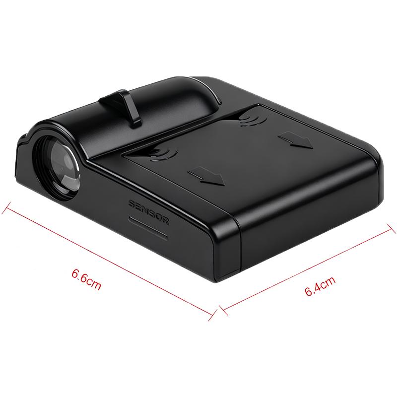 2 Stück HD Auto Tür Willkommenslicht LED Projektorlampe Zubehör für Dacia Bigster Spring Duster Sandero Jogger Dokker Lodgy
