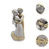Paar Figur Schreibtisch Ornament Kunst Geschenk Romantische Statue, Harzskulptur für Wohnzimmer