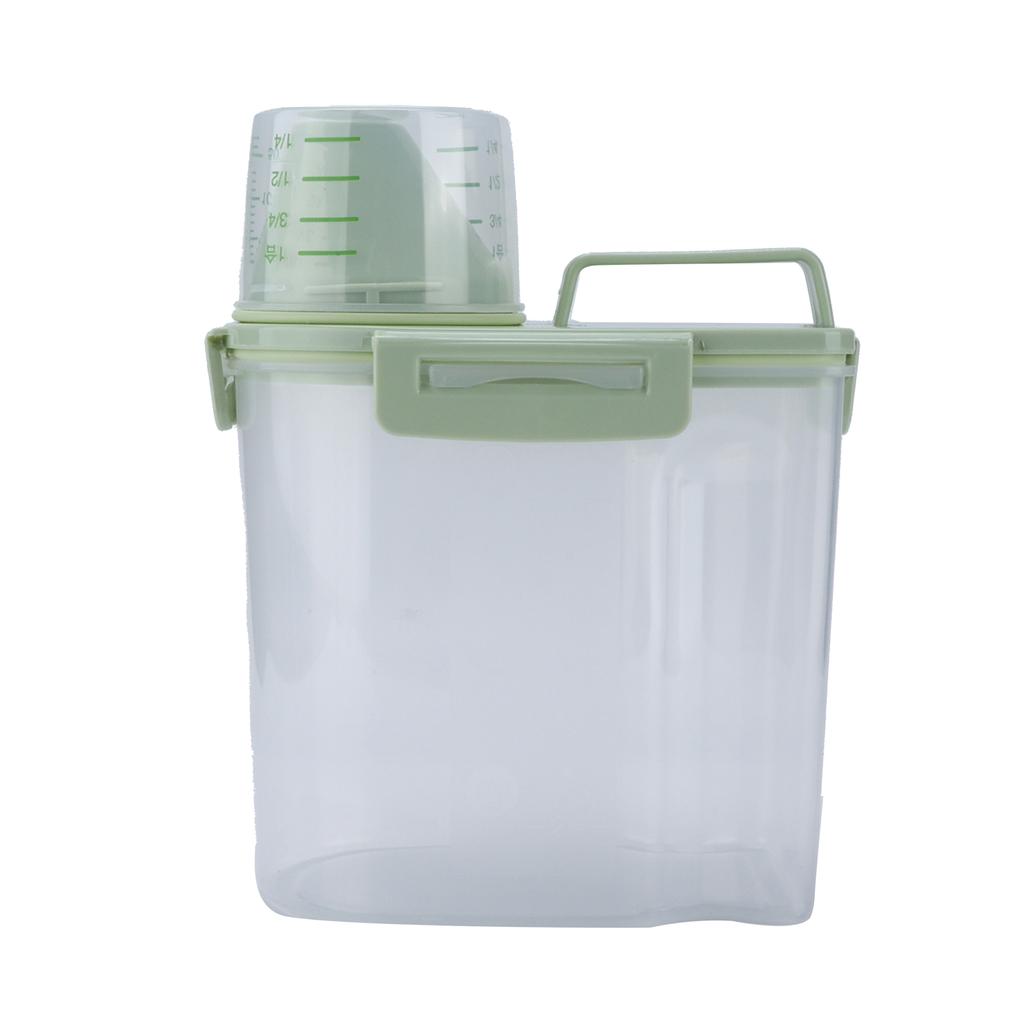 Pet Food Container Waterproof and Moisture Proof Dog Food Storage Tank with Lid and Measuring Cup