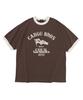 Cargo Bros Washed Heritage Garment Ringer T-Shirt (Brown)