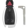 Key Fob Remote Replacement Fits for Mercedes-Benz E350 ML350 SLK300 CLK350 SLK350 R350 ML450 CL550 GL550 CLK ML S G K 2003-2014 Smart Key Car Keyless