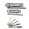 HAMILO T-Type Ratchet Tap Wrench, M5-M12, M3-M8, 5 Tap Types Included, Set of 2