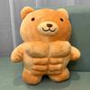 MINISO Cute Big Muscular Teddy Bear Plush Toy, Fun Plush Pillow, Cute Soft Plush Lion Animal Doll