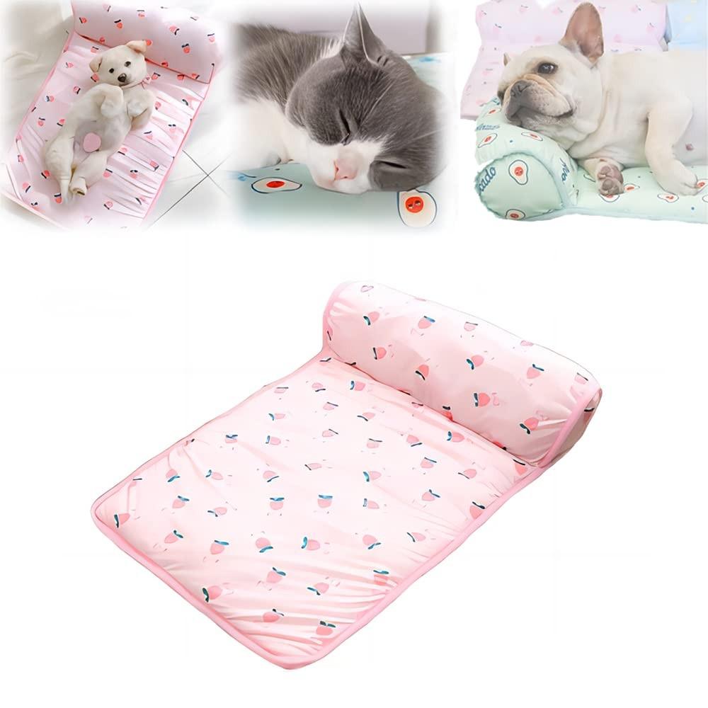 

Cooler Bed For Cats And Dogs Summer Pet Cool Mat Made Of Ice Silk Washable Ice Silk Cooler Mat Cool Blanket For Pet Cool Mat For Dogs And Cats S