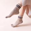 5 Pairs of Women's Two-Line Toe Socks