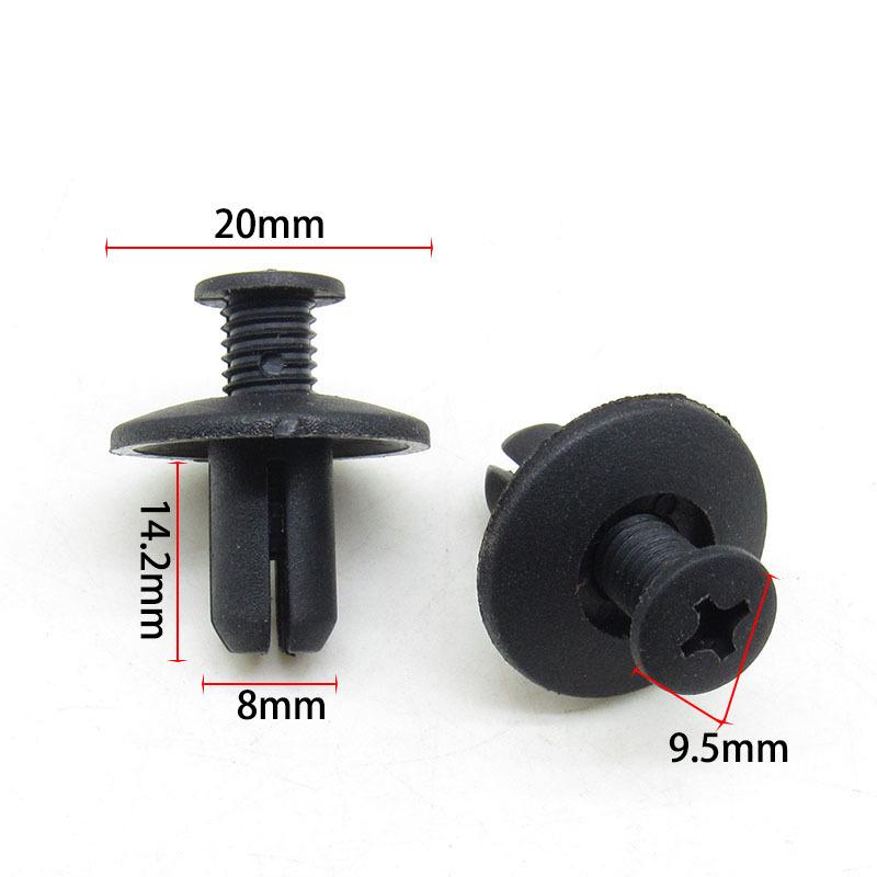 General Motors Decorative Door Trim & Mudguard Screw Clip Set (100-Pack)