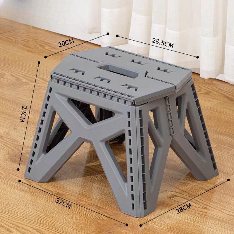 Portable Folding Stool Outdoor Sturdy Folding Stools for Travel Camping Plastic Camping Chair Outdoor Furniture Low Stools