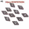 Versatile CNC Carbide Inserts Blade Cutter Lathe Turning Tool Kit 10pcs
