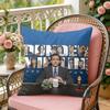 Funny TThe OOffice Cushion Cover Soft Plush Throw Pillow Cover DoubleSided Decorative Cushion Case Sofa Bedroom Home Decor