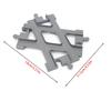 Oversized Size Option Constructing Block Bricks Train Tracks Crossover Parts Switch Straight Curved Duploes Accessories DIY Toy Perfect For Children